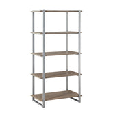 Realspace® Trezza 60"H 4-Shelf Bookcase